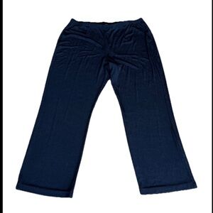 Chico's Black Travelers Collection Pull on Pants Size 3 or 16/18. Elastic waist